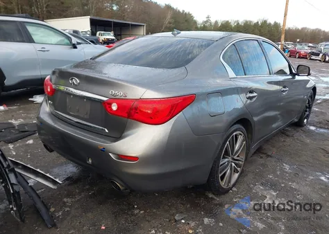 2015 Infiniti Q50 Premium/Sport from USA, damaged, VIN JN1BV7AR9FM396837